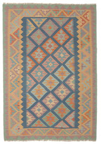  Kelim Fars Matta 177X254 Äkta Orientalisk Handvävd Brun/Mörkgrön (Ull, Persien/Iran)