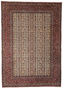  Antik Ghom Ca. 1920 Matta 300X423 Äkta Orientalisk Handknuten Mörkbrun/Svart Stor (Ull/Silke, Persien/Iran)
