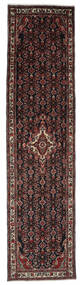  Mahal Matta 97X410 Äkta Orientalisk Handknuten Hallmatta Svart/Mörkbrun (Ull, Persien/Iran)