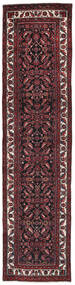  Hamadan Matta 106X422 Äkta Orientalisk Handknuten Hallmatta Svart/Mörkröd (Ull, Persien/Iran)