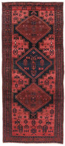  Kurdi Matta 132X307 Äkta Orientalisk Handknuten Hallmatta Svart/Mörkbrun (Ull, Persien/Iran)