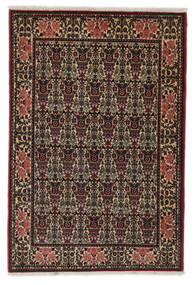  Abadeh Matta 100X150 Äkta Orientalisk Handknuten Svart/Mörkbrun (Ull, Persien/Iran)