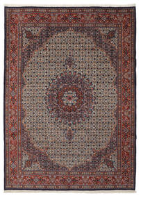  Orientalisk Moud Matta 205X292 Svart/Brun ( Persien/Iran)