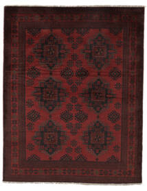  Orientalisk Afghan Khal Mohammadi Matta 155X195 Svart/Mörkröd (Ull, Afghanistan)