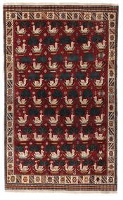  Ghashghai Matta 118X194 Äkta Orientalisk Handknuten Svart/Mörkbrun (Ull, Persien/Iran)