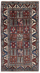  Bakhtiar Matta 104X190 Äkta Orientalisk Handknuten Svart (Ull, Persien/Iran)