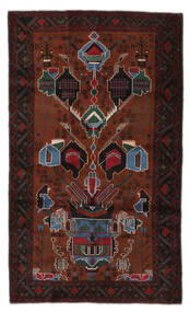  Beluch Matta 120X196 Äkta Orientalisk Handknuten Svart/Vit/Cremefärgad (Ull, Afghanistan)