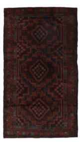  Orientalisk Beluch Matta 114X205 Svart (Ull, Afghanistan)