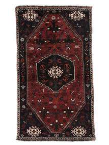  Shiraz Matta 117X206 Äkta Orientalisk Handknuten Vit/Cremefärgad/Svart (Ull, Persien/Iran)