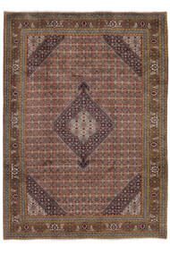  Ardebil Matta 202X288 Äkta Orientalisk Handknuten Mörkbrun/Svart (Ull, Persien/Iran)