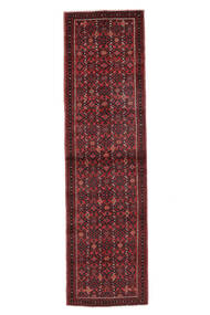  Hosseinabad Matta 90X316 Äkta Orientalisk Handknuten Hallmatta Svart (Ull, Persien/Iran)