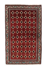  Ghashghai Matta 122X194 Äkta Orientalisk Handknuten Svart/Vit/Cremefärgad (Ull, Persien/Iran)