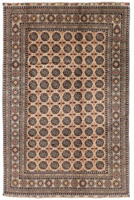  Orientalisk Kunduz Matta Matta 195X289 Brun/Svart (Ull, Afghanistan)