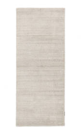  Bambu Silke Handloom - 2:A Sortering Matta 80X200 Modern Hallmatta Vit/Cremefärgad/Ljusgrå ( Indien)