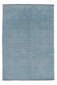  Handloom Fringes - 2:A Sortering Matta 160X230 Modern Mörkblå/Vit/Cremefärgad (Ull, Indien)