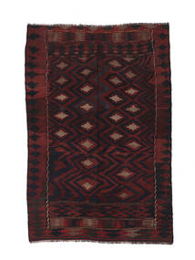  Afghan Vintage Kelim Matta 130X195 Äkta Orientalisk Handvävd Svart (Ull, Afghanistan)