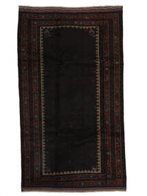  Beluch Matta 168X294 Äkta Orientalisk Handknuten Hallmatta Svart (Ull, Afghanistan)