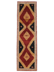  Gabbeh Persisk Matta 82X283 Äkta Modern Handknuten Hallmatta Brun (Ull, Persien/Iran)