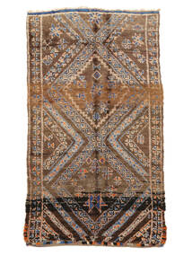  Berber Moroccan - Mid Atlas Vintage 185X323 Brun/Svart 