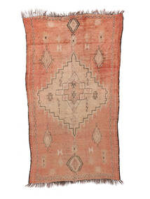 173X316 Berber Moroccan - Mid Atlas Vintage Matta Modern Brun/Röd (Ull, Marocko)