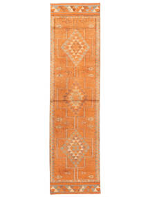  Orientalisk Herki Vintage Matta Matta 92X350 Hallmatta Orange/Brun (Ull, Turkiet)