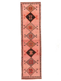  Herki Vintage Matta 94X352 Äkta Orientalisk Handknuten Hallmatta Röd/Mörkröd (Ull, )