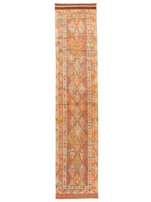  Herki Vintage Matta 83X378 Äkta Orientalisk Handknuten Hallmatta Brun/Orange (Ull, )