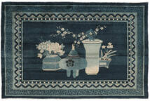  Orientalisk Chinese Antik Art Deco 1920 Matta Matta 158X212 Svart/Grön (Ull, Kina)